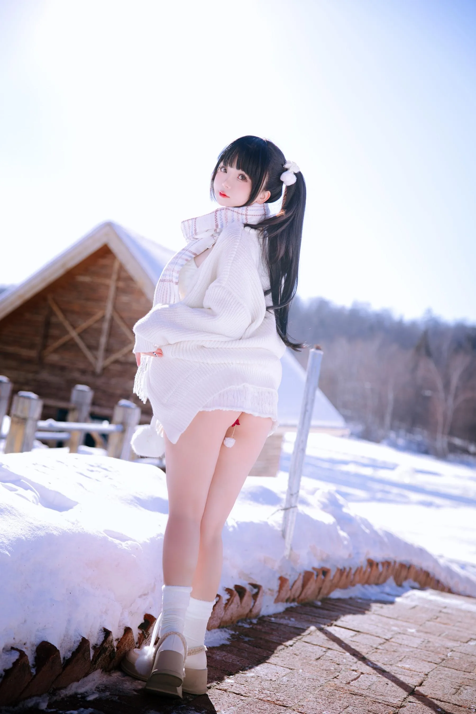 日奈娇 – NO.74 雪地少女 [91P]插图2